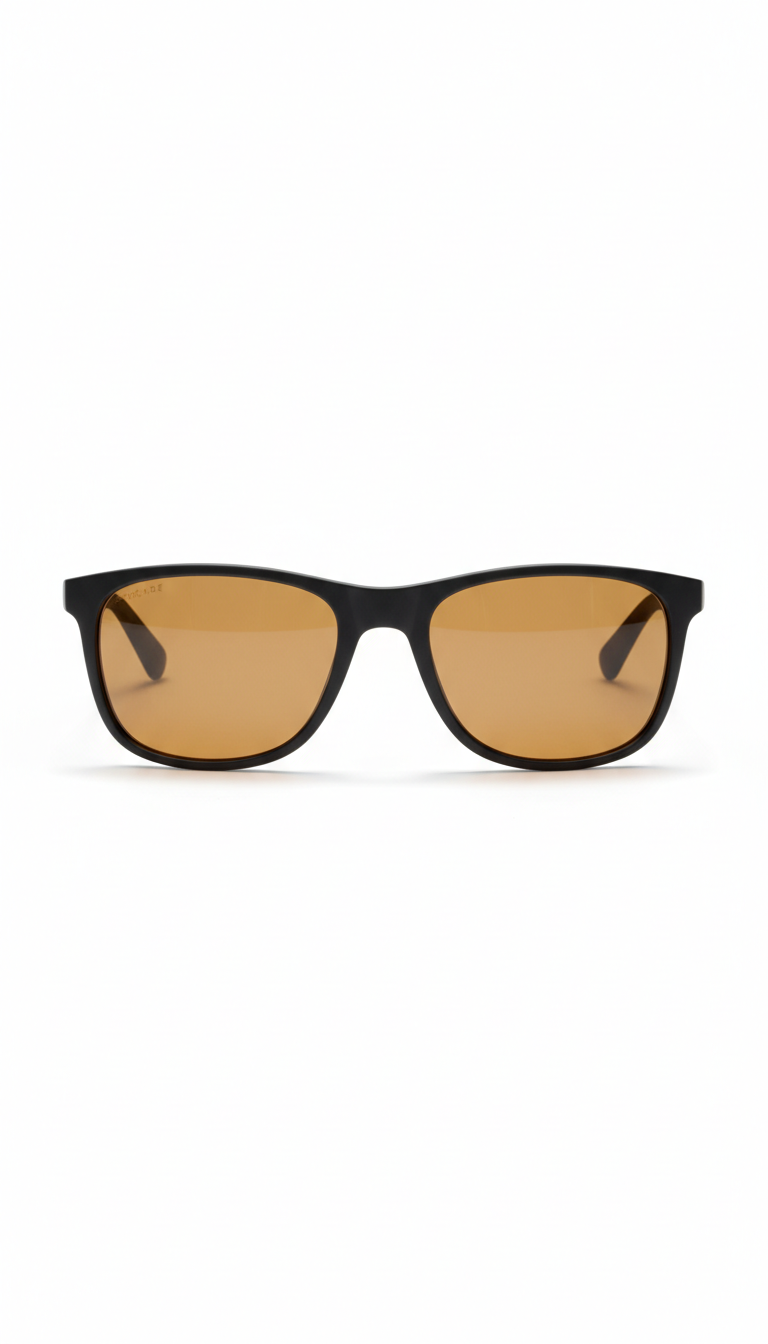 Orion Matte Black Amber Frames