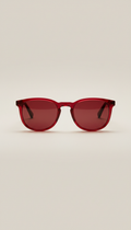 Nocturne Deep Red Acetate Glasses